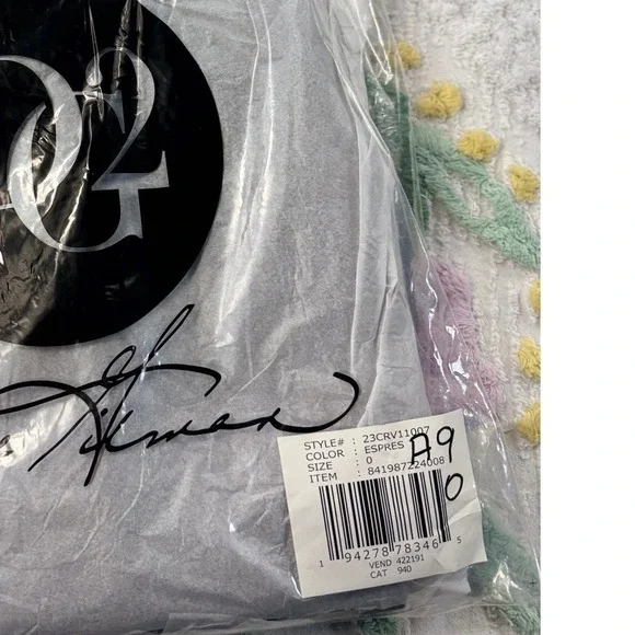 DG2 Diane Gilman Brown Velvet Moleskin Wide Leg Trousers Pants Size 0 NEW - Picture 9 of 9